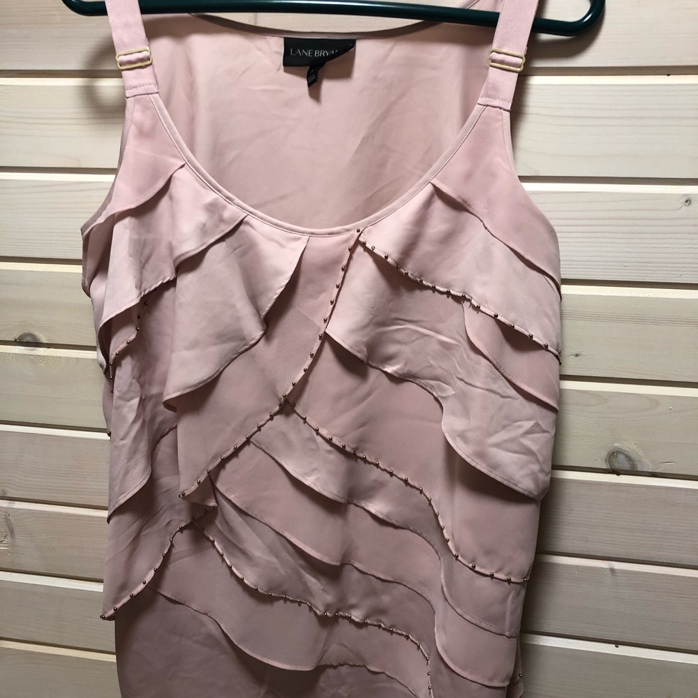 Ruffled tank tank